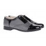 Marimea 40 - Pantofi dama casual gri din piele naturala - LRUTNLACGRI